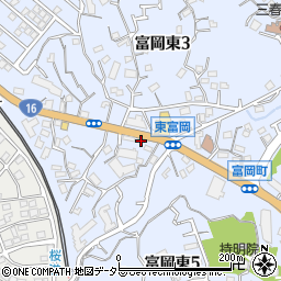 富岡東ハイツ周辺の地図