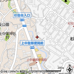 神奈川県横浜市磯子区上中里町629周辺の地図