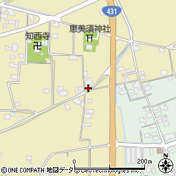 島根県出雲市大社町中荒木恵美須1344周辺の地図