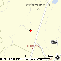 鳥取県西伯郡南部町福成1191周辺の地図