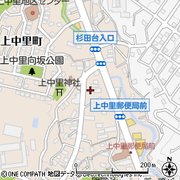 神奈川県横浜市磯子区上中里町636周辺の地図