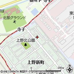 愛知県犬山市上野新町470周辺の地図