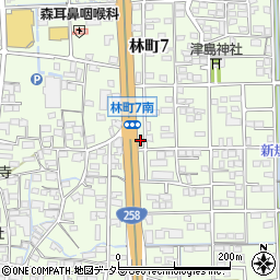 岐阜県大垣市林町7丁目185周辺の地図