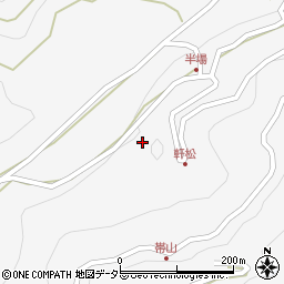 長野県飯田市上村下栗1295周辺の地図