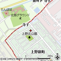 愛知県犬山市上野新町435周辺の地図