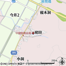 愛知県犬山市今井姥田38周辺の地図