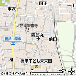 愛知県犬山市橋爪四郎丸37周辺の地図