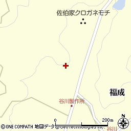 鳥取県西伯郡南部町福成1192周辺の地図