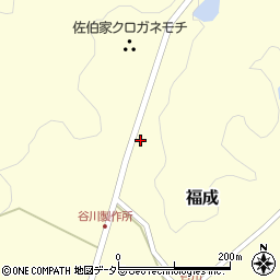 鳥取県西伯郡南部町福成1215周辺の地図