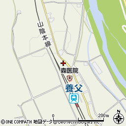 兵庫県養父市堀畑92周辺の地図