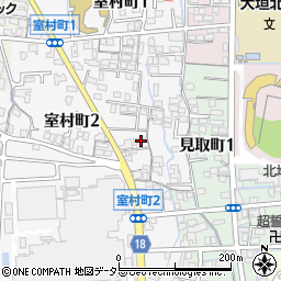 岐阜県大垣市室村町2丁目52周辺の地図