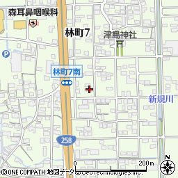 岐阜県大垣市林町7丁目183周辺の地図