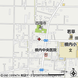神奈川県平塚市横内2297周辺の地図