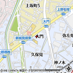 愛知県犬山市上野大門706周辺の地図