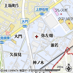 愛知県犬山市上野弥左畑320周辺の地図