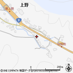 兵庫県養父市上野1383周辺の地図
