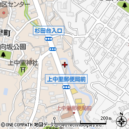 神奈川県横浜市磯子区上中里町623周辺の地図