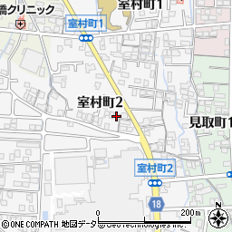 岐阜県大垣市室村町2丁目60周辺の地図