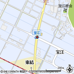 宝江周辺の地図