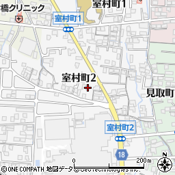 岐阜県大垣市室村町2丁目63周辺の地図