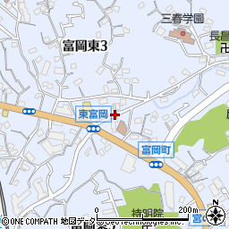 神奈川県横浜市金沢区富岡東周辺の地図