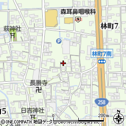 岐阜県大垣市林町7丁目1079周辺の地図