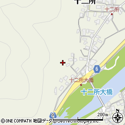 兵庫県養父市十二所74周辺の地図