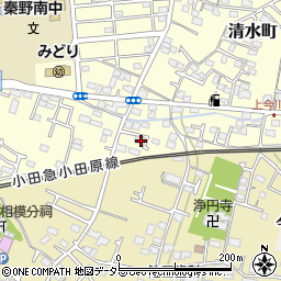 神奈川県秦野市清水町9-20周辺の地図