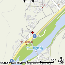 兵庫県養父市十二所46周辺の地図