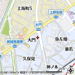 愛知県犬山市上野大門684周辺の地図