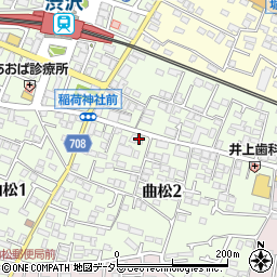 中栄信用金庫曲松支店周辺の地図