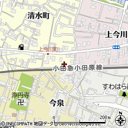 神奈川県秦野市清水町1-13周辺の地図