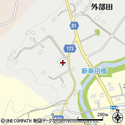 千葉県市原市外部田423周辺の地図