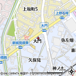 愛知県犬山市上野大門694周辺の地図