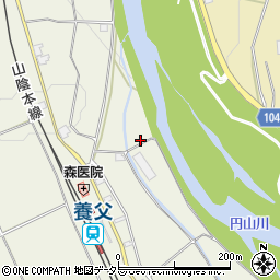 兵庫県養父市堀畑879周辺の地図