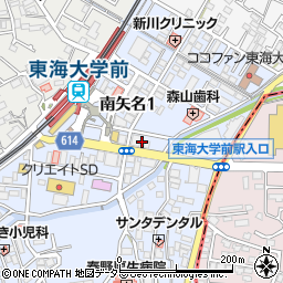 小川電気商会東海大学前店周辺の地図