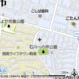 神奈川県藤沢市石川678周辺の地図