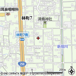 岐阜県大垣市林町7丁目197周辺の地図