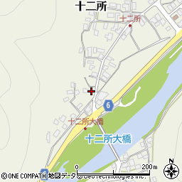 兵庫県養父市十二所48周辺の地図