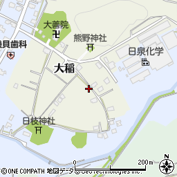 千葉県木更津市大稲36-1周辺の地図