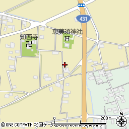 島根県出雲市大社町中荒木恵美須1342周辺の地図