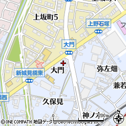 愛知県犬山市上野大門691周辺の地図