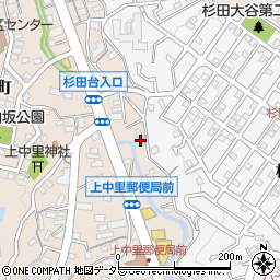 神奈川県横浜市磯子区上中里町365周辺の地図