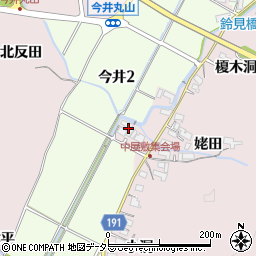 愛知県犬山市今井姥田86-2周辺の地図
