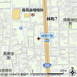 岐阜県大垣市林町7丁目822周辺の地図