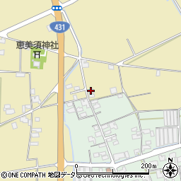 島根県出雲市大社町中荒木恵美須971周辺の地図