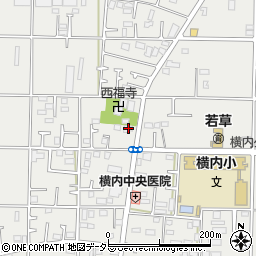 神奈川県平塚市横内2294周辺の地図