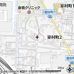 岐阜県大垣市室村町2丁目73周辺の地図