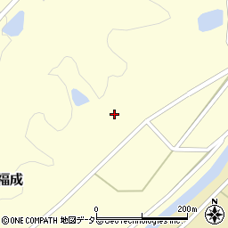 鳥取県西伯郡南部町福成604周辺の地図