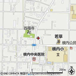 神奈川県平塚市横内2371周辺の地図